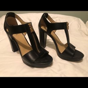 Michael Kors high heel shoes.  Black.  Size 6 1/2. Good condition.